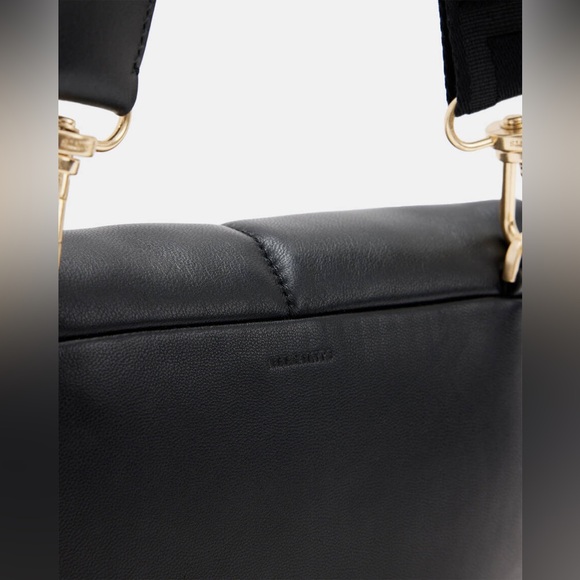 AllSaints Ezra Quilted Leather Crossbody Bag - Picture 4 of 14